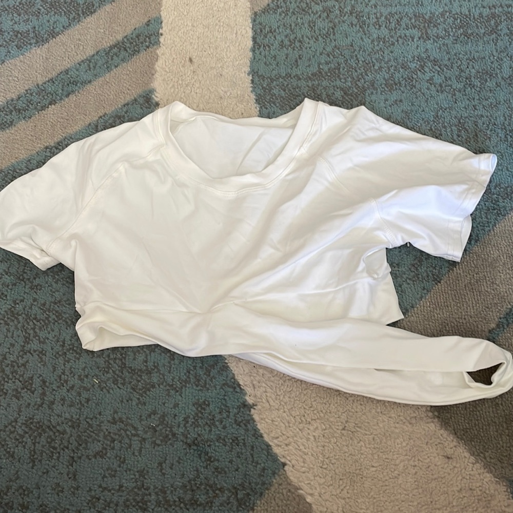 HARALA White Workout Top